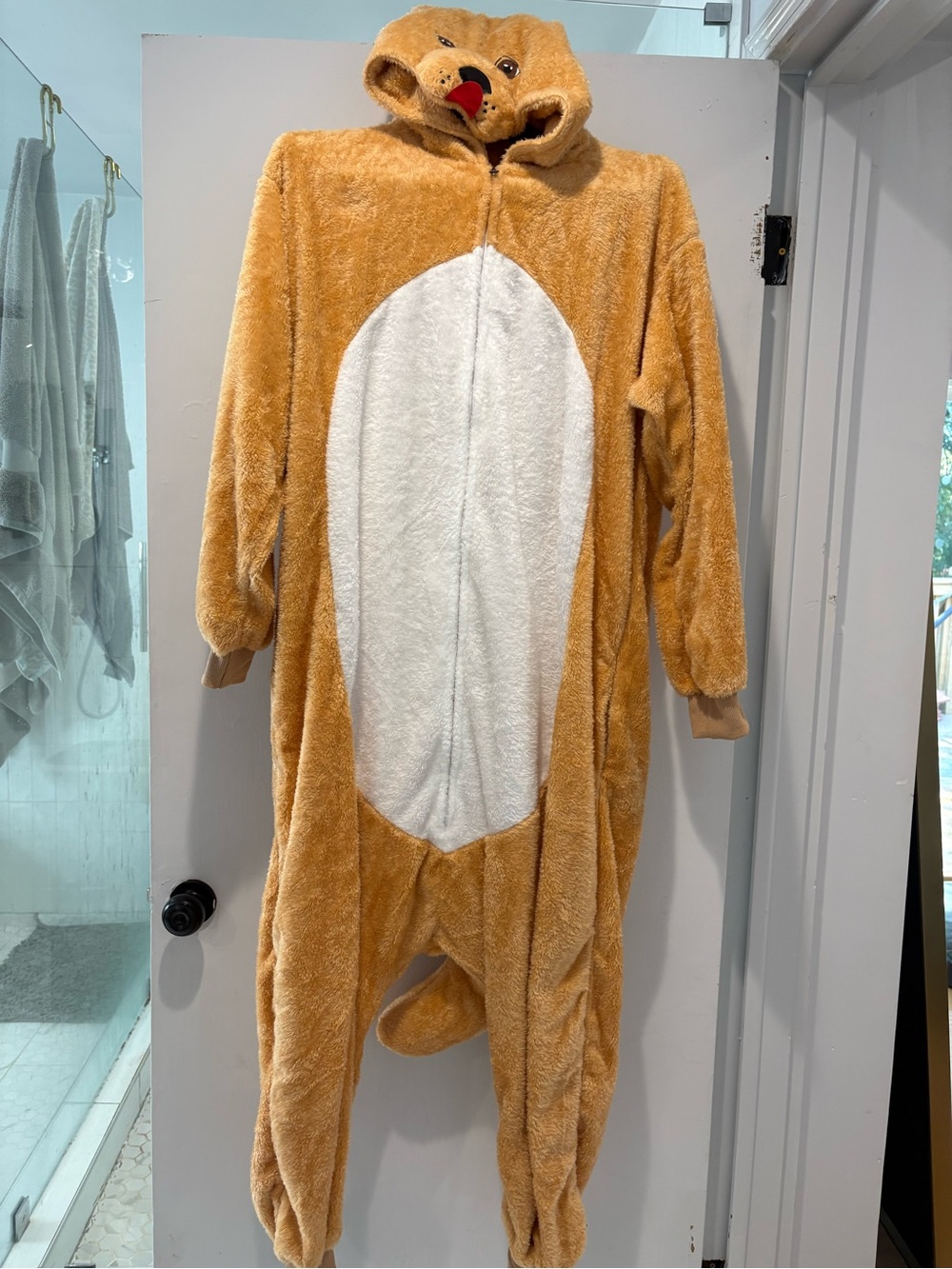 Adult Dog Onesie Costume - Size L